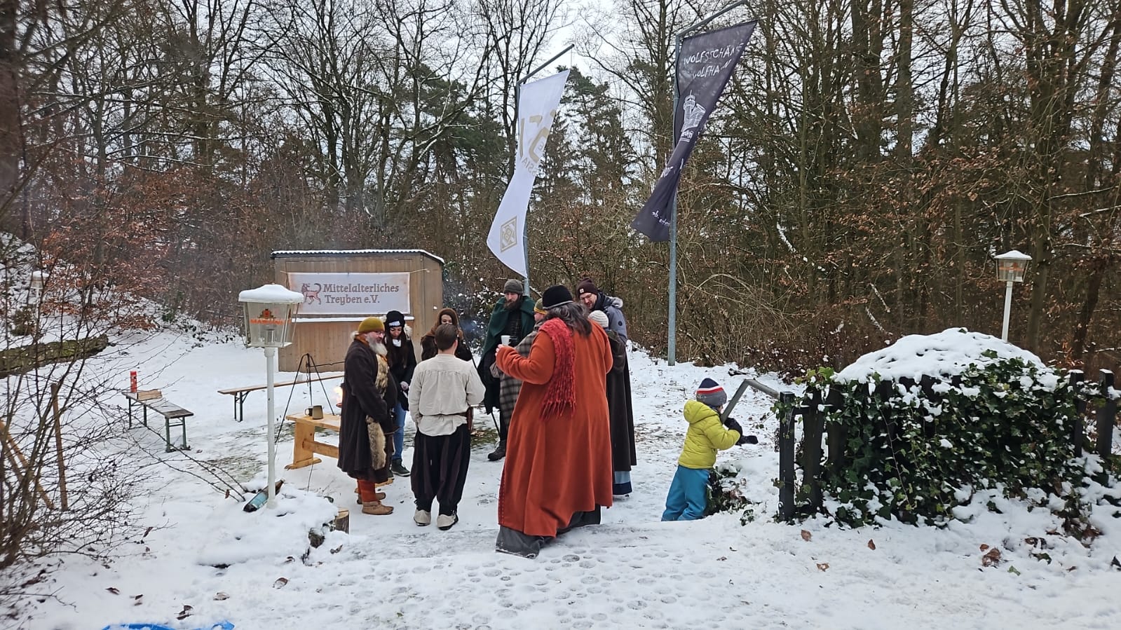 Neujahrsgrillen an der Wolfsschänke